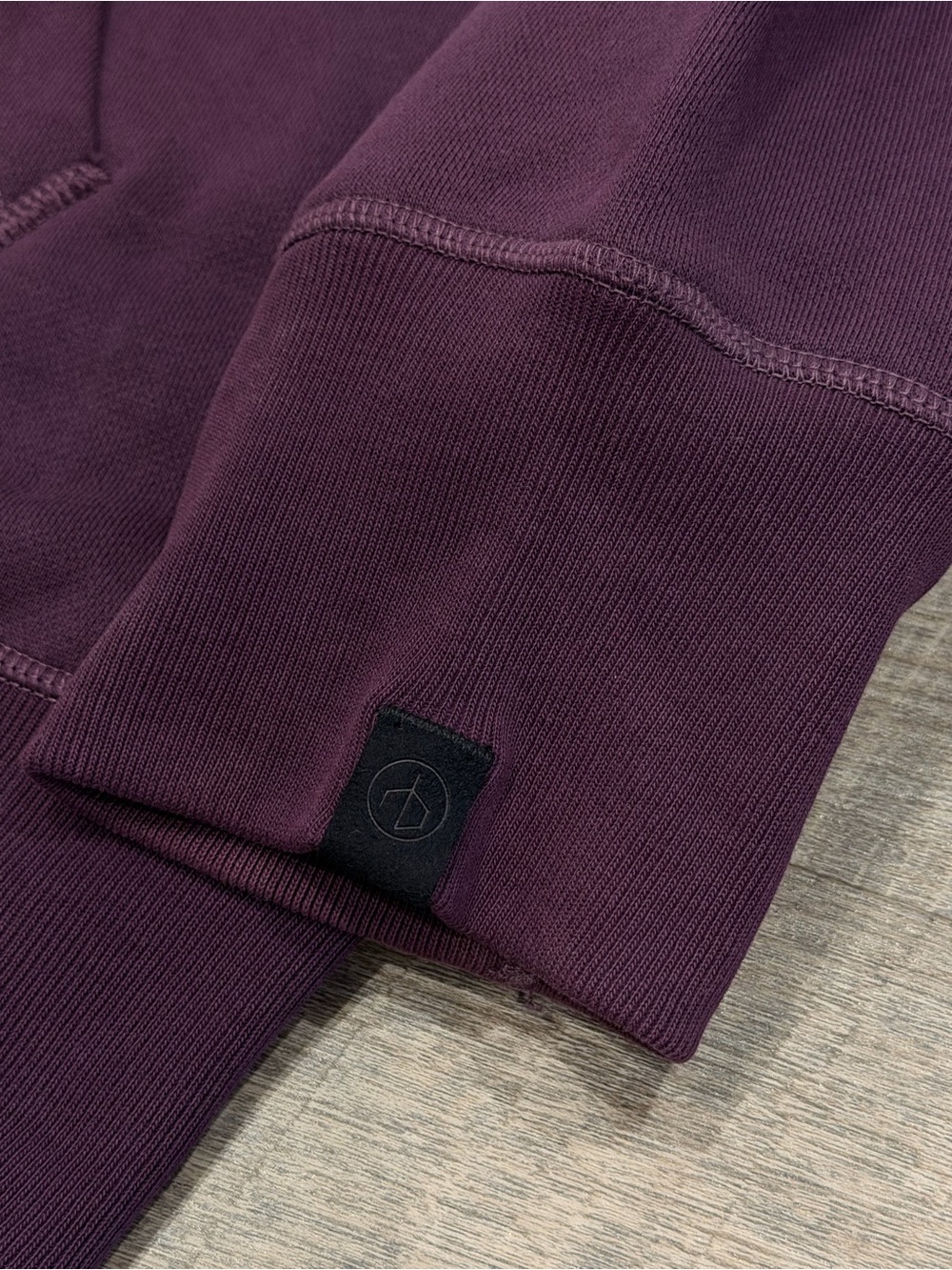 Rag & Bone City Cotton Relaxed Hoodie Men’s XXL Dark Cranberry Streetwear Baggy - Picture 5 of 10